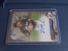 2017 Bowman Draft Riley Mahan Chrome Draft Pick Auto #CDARM Marlins (A) 