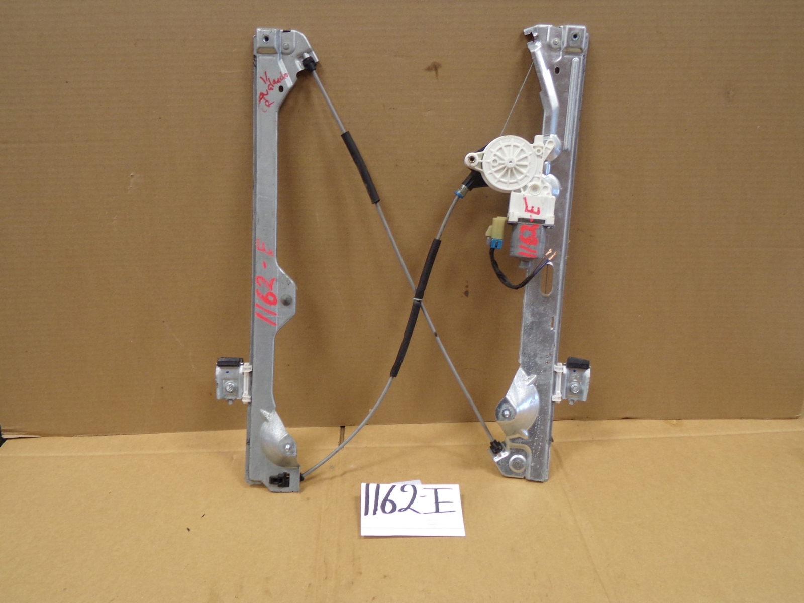 07 08 09 10 11 12 13 Avanlanche REAR Driver Side Window Regulator W/Motor 1162-E