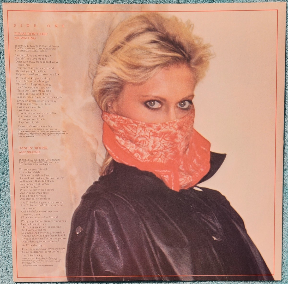 Olivia Newton-John Totally Hot LP 1978 Original Vinyl Album - A