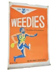 复古 1969 年 WEEDIES 黑光海报 Litho Dennis Dent Wespac 早餐二手