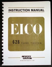EICO 628 Emission Tube Tester Manual