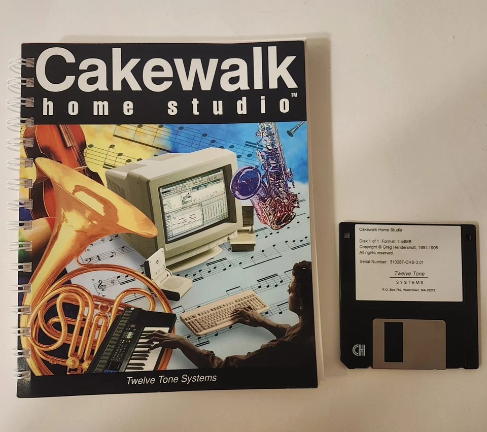 Cakewalk Home Studio 3.0 Windows Floppy Disc Vintage Music MIDI Software - Image 2 of 4