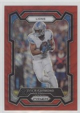 2023 Panini Prizm Red Wave Prizm 90/149 Kalif Raymond #100 1b53