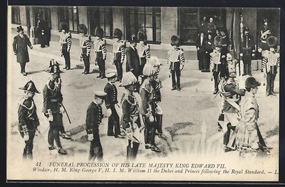 Ansichtskarte Funeral Procession of His late Majesty King Edward VII. 