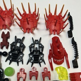 LEGO Hero Factory Xplode 7147, incomplete parts lot w mask spikes, 35 of 45 pcs