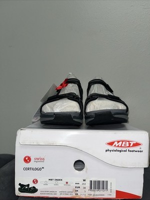 MBT WOMEN'S LILA 6 BLACK/CHARCOAL GREY SIZE 7-7.5