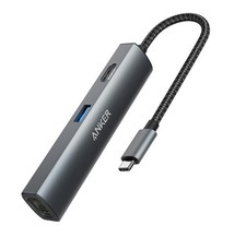 Anker A8338 PowerExpand 5-in-1 USB-C Ethernet Hub - NEW open box