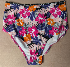 Size 16  Simply Yours Floral Swim Bikini Brief / Bottom  Multicoloured  LY510