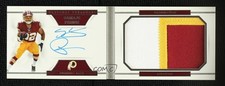 2017 Panini National Treasures 64/99 Samaje Perine #RJB-SP Auto 6fs