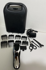 WAHL Haircut  Beard Clipper Set in Case Model 9649 with Charger Tested Works