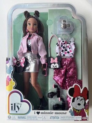 Disney Ily 4Ever I Love Minnie Mouse Modepuppe 28 cm Spielzeug Puppe Spielset Figur