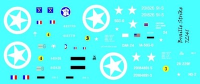 Braille Strike Decals 1/72 Dodge WC56/WC57 Command Car
