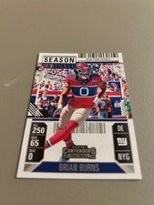 Brian Burns #74 - 2024 Panini Contenders Season Ticket Giants