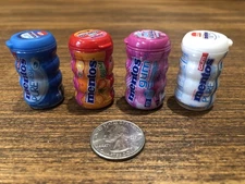 Zuru Mini Brands Mentos Gum Lot: Fruit Blue Pure White Fresh Mint Cotton Candy