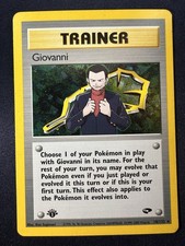 Pokémon TCG Giovanni 18/132 Gym Challenge Holo 1st Edition LP Free Shipping B on eBay