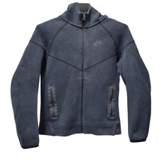 Nike Boy's Full-Zip Long-Sleeves Hoodie Sweatshirt Size Large Black