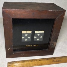 1890's era antique ~HOTEL ROOM or old HOME BUTLER vintage  CALL BOX ANNUNCIATOR~