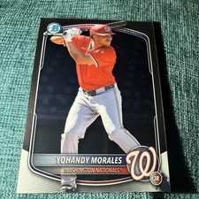 2025 Bowman Chrome Draft - Yohandy Morales - Nationals Prospect