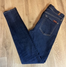 7 For All Mankind  The Skinny  Jeans Stretch Mid Rise Women  s Size 27 EUC