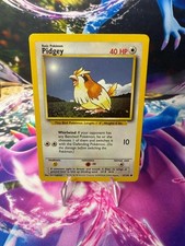 PIDGEY 57/102 BASE SET UNLIMITED Common Pokemon