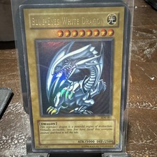 Konami Yu-Gi-Oh Blue-Eyes White Dragon SDK-001 Ultra Rare Holo EN 1st Ed