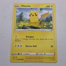 Carta Pokémon Pikachu 049/203 Evolving Skies 2021 Basic Common Electric