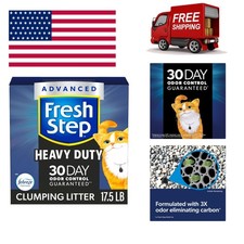 Clumping Cat Litter, Heavy Duty Advanced, Long Lasting 30-Day Odor Control wi...