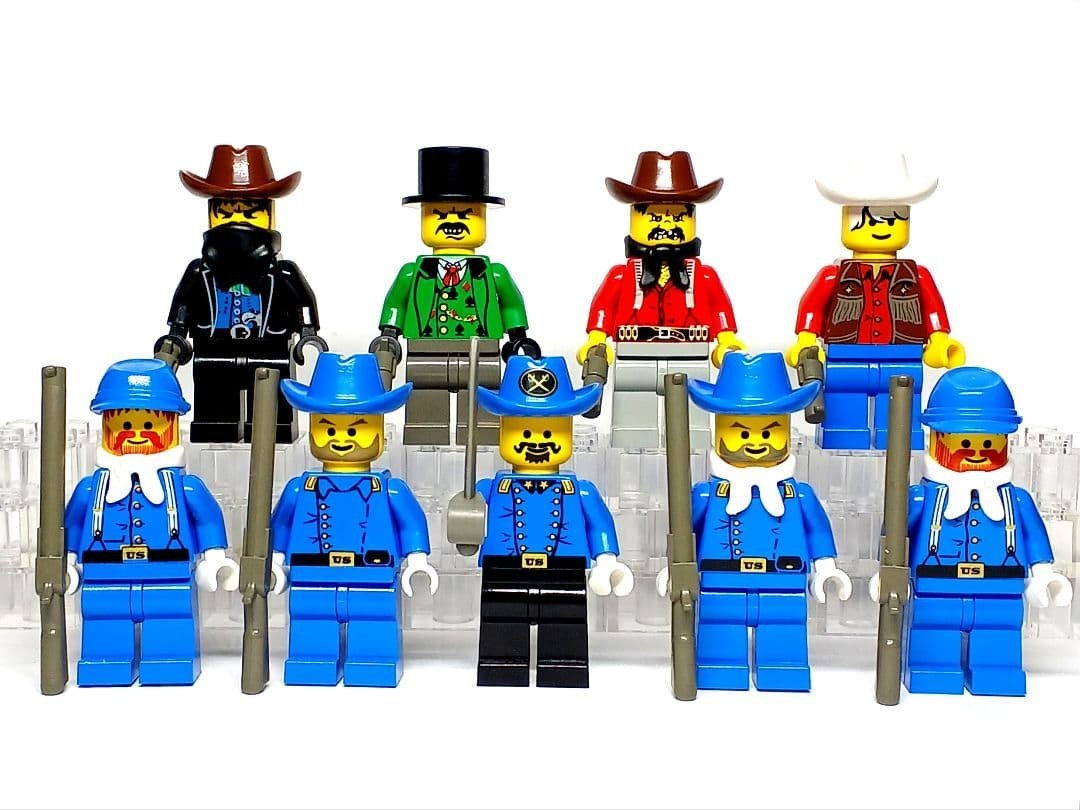 LEGO System Western Fort Legoredo 6769 Fort Legoredo 6762 Figures Set Used