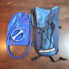 CamelBak Classic Hydration Pack 50oz, 1.5L Biking Hiking Reservoir Bladder Blue