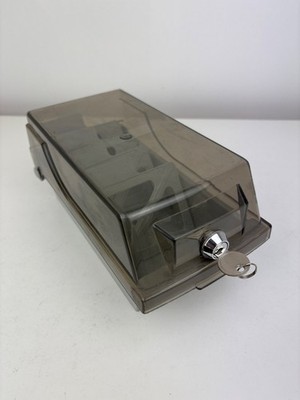 Vintage Diskette Flip Top Aufbewahrungsbox mit Schlüssel und Trennwänden 3,5