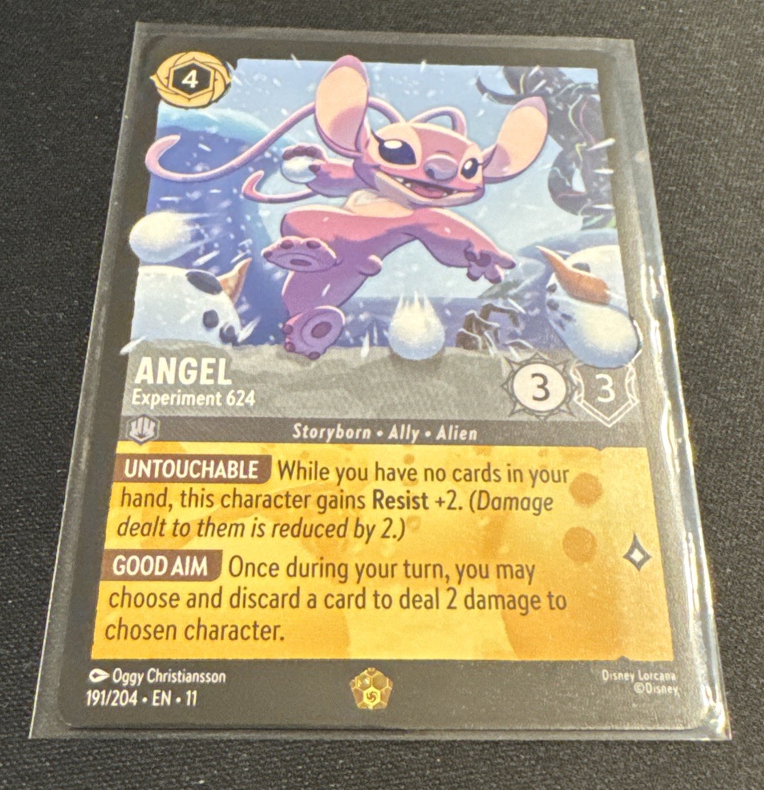 2026 Disney Lorcana Winterspell EN-11 Angel 191/204 Regular | eBay
