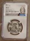 1962 franklin half dollar  MS64  NGC