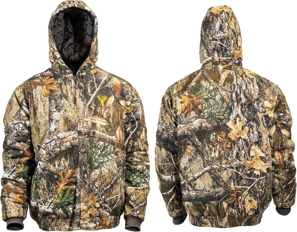 Youth Insulated Camo Hunting Jacket - Realtree Edge, Perfect for Cold Weather - Image 4 of 4