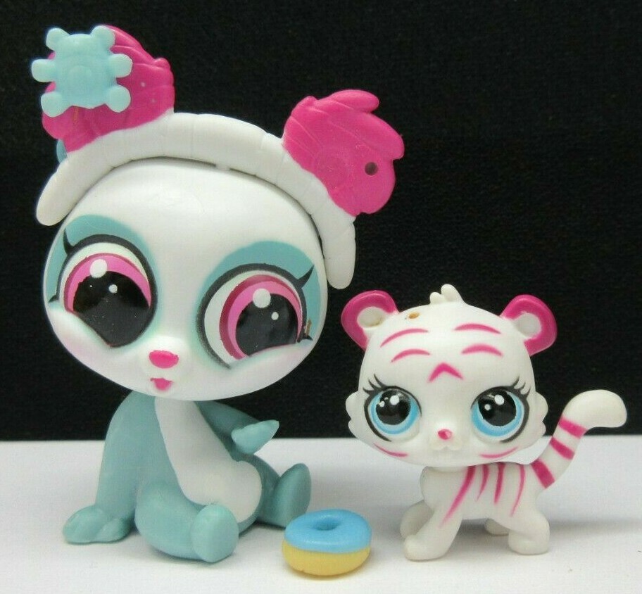 LITTLEST PET SHOP #3763 3764 SALLY ZHEN PANDA & POUNCER LITTLE
