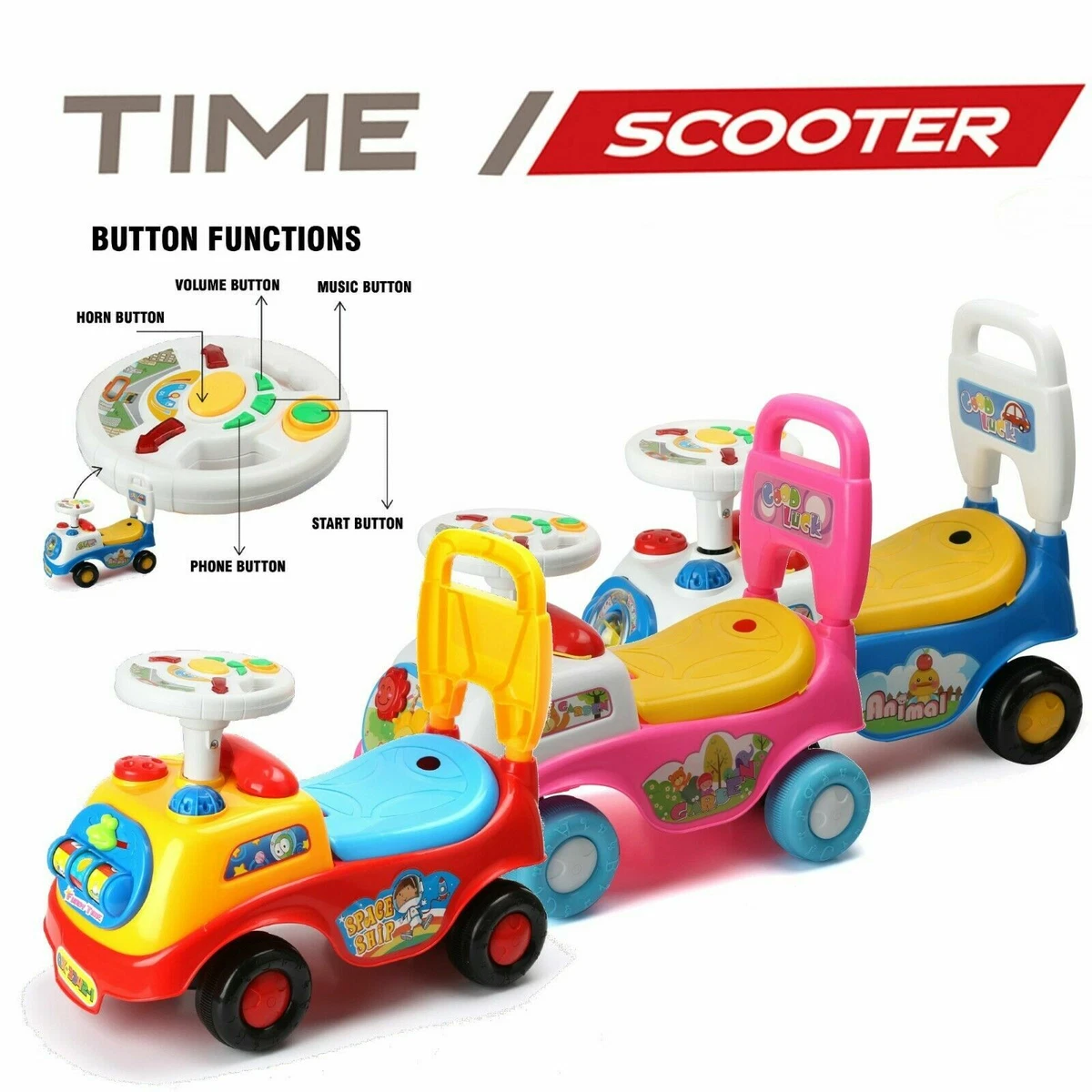 Girls push sales along car