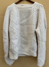 Glenairn Irish Wool Sweater Men  s Fishermen Chunky Cable Knit Donegal
