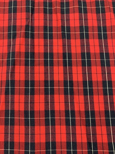 Camicia uomo Sutter & Grant XLT manica lunga con bottoni a quadri rosso nero - Foto 6 di 12