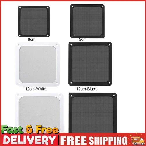 8-14cm PC Computer Case Cooling Fan Magnetic Dust Filter Dustproof Mesh Cover ~