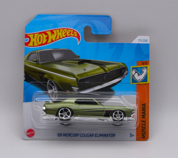 Hot Wheels '69 Mercury Cougar Eliminator HTD98 171/250 Muscle Mania 3/5 2024-image