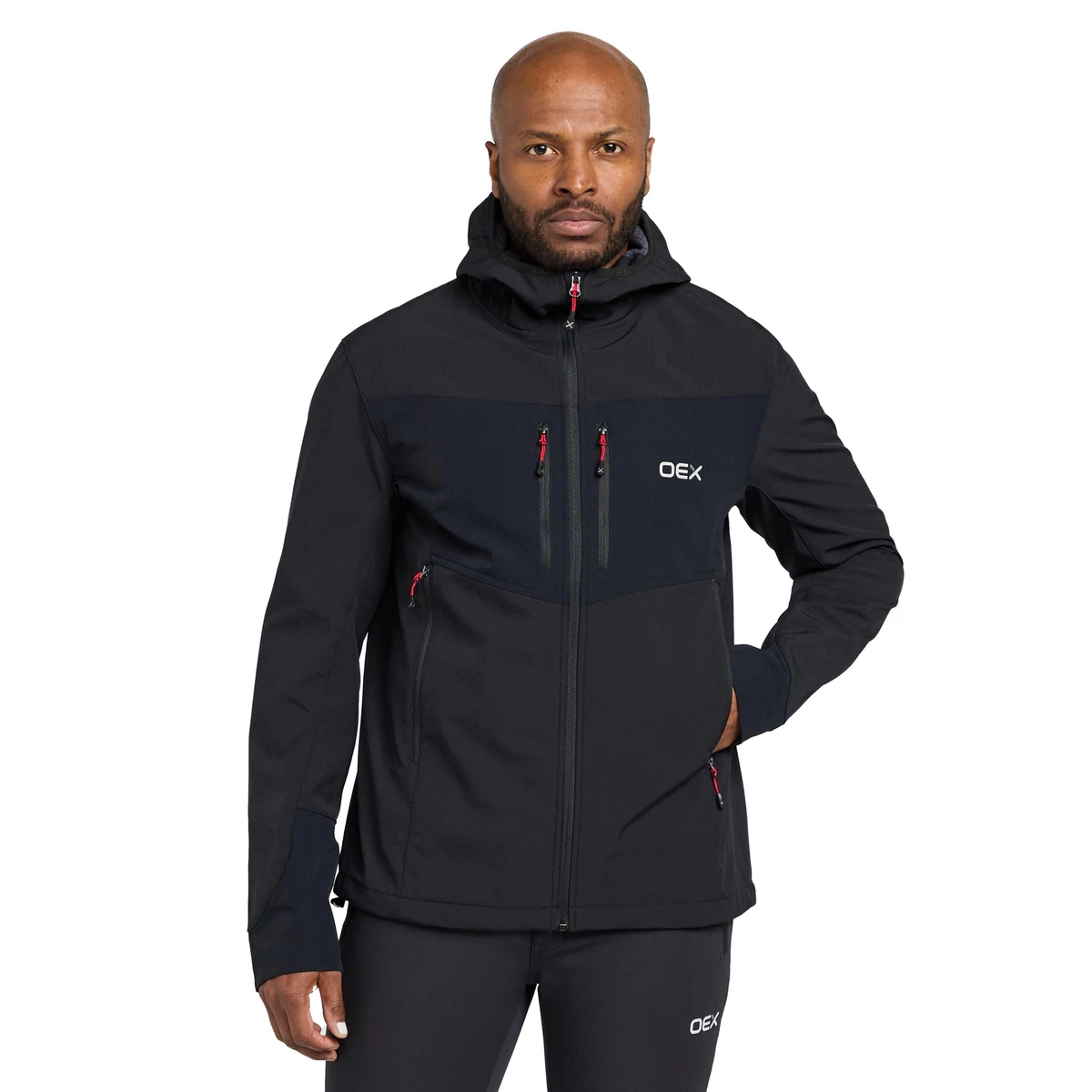 OEX Men s Stratosphere Water Resistant and Windproof Softshell Jacket