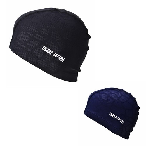 2X Waterproof Nylon Fabric Swimming Cap Long Hair Swim Pool Hat for Unisex Adult - Picture 10 of 10