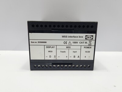 DEIF 2035000006 WSS INTERFACE BOX