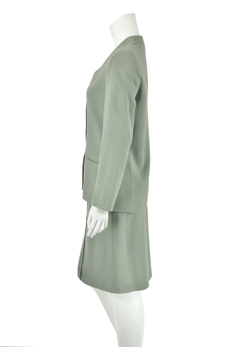 Green shop armani suit