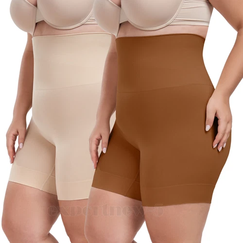 Plus Size Women Smoothing Shapewear Slip Short Tummy Control Slimmer Body Shaper - Picture 27 of 29