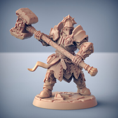 Requiem Templar Knight B Miniature | D&D DnD | 