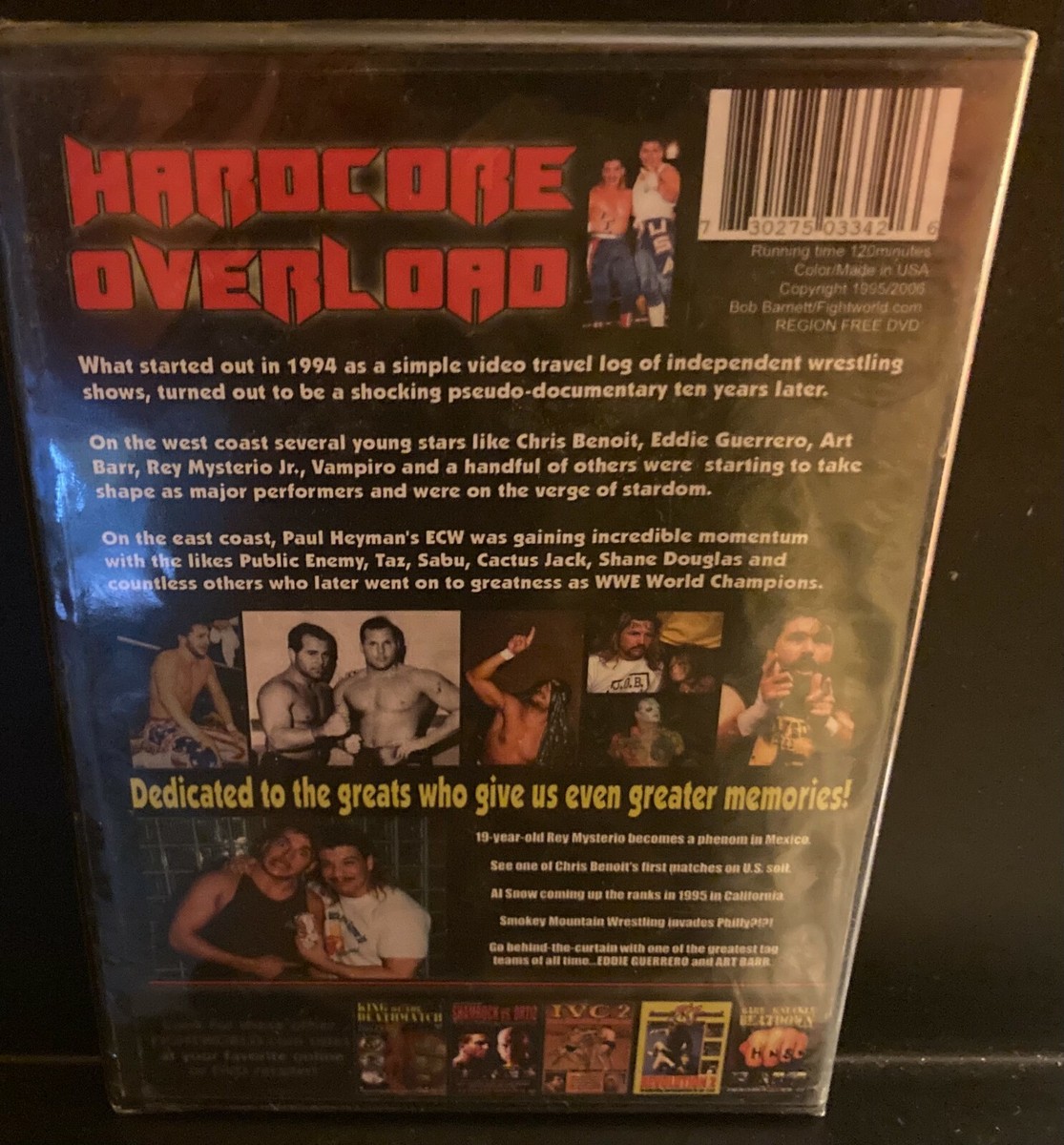 HARDCORE OVERLOAD [DVD - 1995 / 2006 - FIGHTWORLD] *BRAND NEW