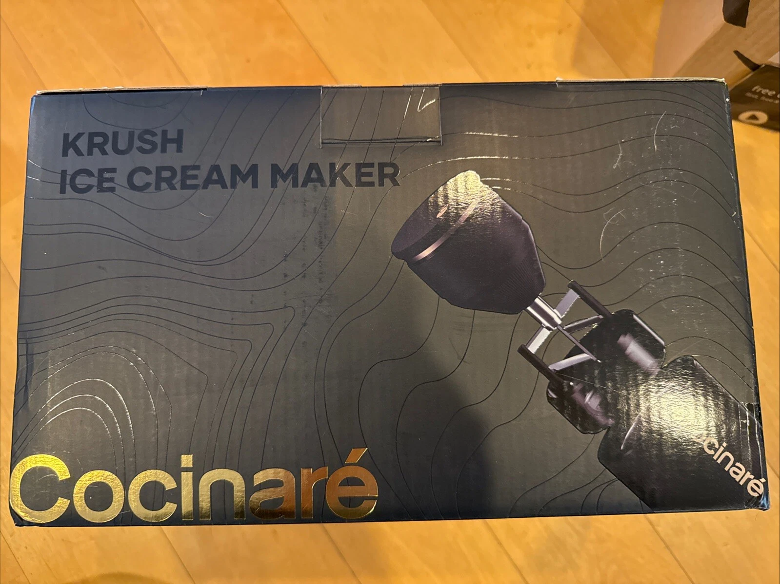 New Cocinare KRUSH Ice Cream Maker, Wireless & Portable, Sorbet Gelato Maker..