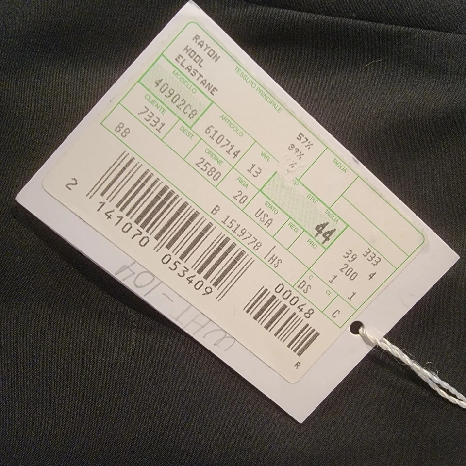 Falda GIANFRANCO FERRE Negra Lápiz Hasta la Rodilla Ranura Recta Italia US8 Foto 3 de 4