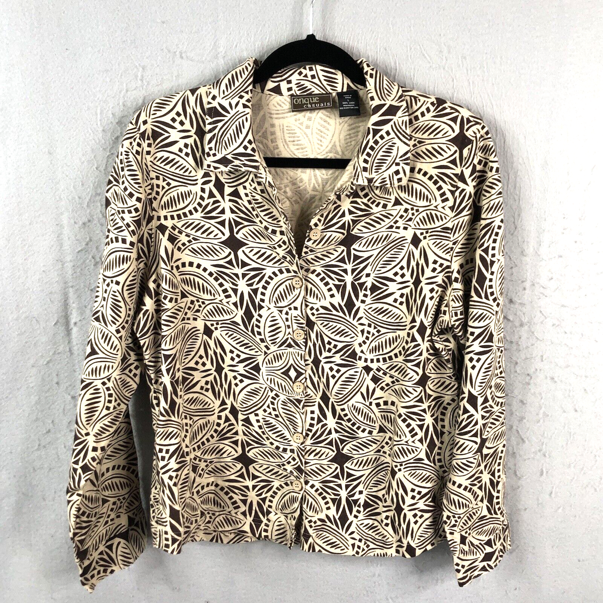 Clothing Onque Woman ONQUE CASUALS WOMENS TOP HOUSES 3/4 SLEEVE