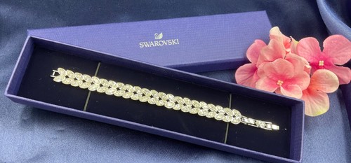 AUTHENTIC SWAN SIGNED SWAROVSKI AZALEA BRACELET 5032935 NIB ~BRIDAL~ - Picture 9 of 9